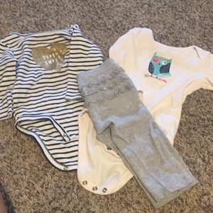 Long sleeve tops and bottoms